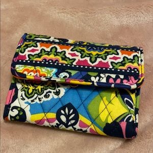 Vera Bradley trifold wallet (never used)